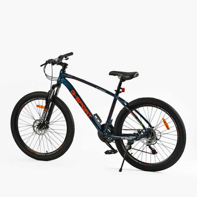 Велосипед Спортивний Corso «G-SPORT» 26" дюймів G-26168 (1) рама алюмінієва 17``, обладнання Shimano 21 швидкість, зібраний на 75