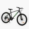 Велосипед Спортивний Corso «G-SPORT» 26" дюймів G-26235 (1) рама алюмінієва 17``, обладнання Shimano 21 швидкість, зібраний на 75