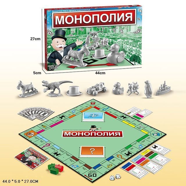 Настільна гра Монополія арт. SC803E (48шт/2)  короб. 44*5*27см