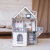 Ляльковий будиночок для Лол NestWood Міні котедж з меблями вітальня Еко (kdl001e)