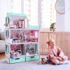 Ляльковий будиночок для Барбі NestWood Люкс м'ятний (kdb005m)
