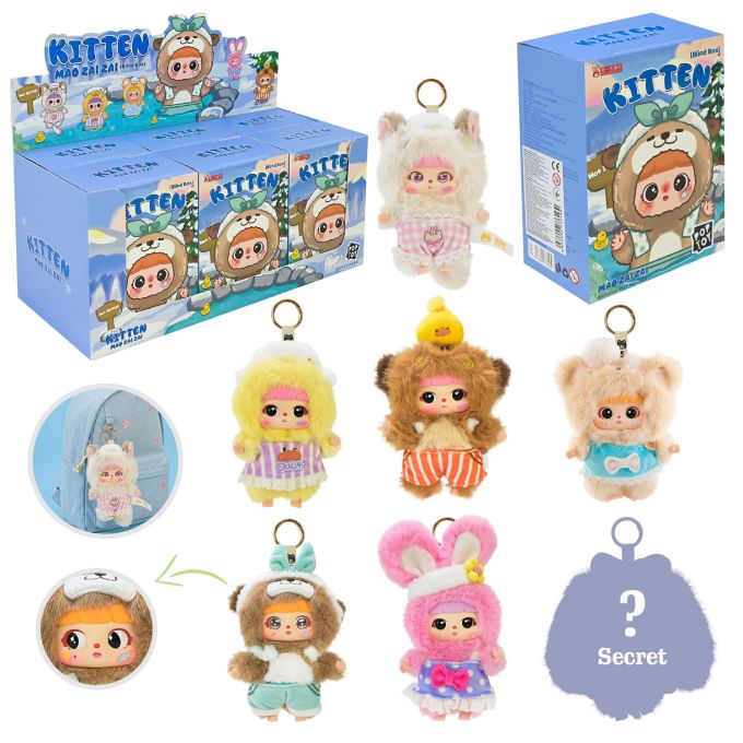 Герої  POP TOY арт. MR5043 (120шт) KITTEN "Канікули на затишних джерелах "  6шт у дисплей боксі 40*17*35,5см