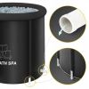 Круглий каркасний басейн "Ice Bath Spa" для крижаної ванни 80 х 80 см