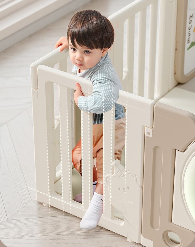 Дитячий манеж з килимком 5в1 Terrio “Sleepy M” 150х180 см