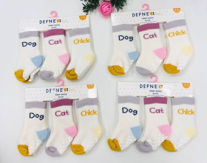 Махрові шкарпетки DEFNE  Baby 18-24м K015-23 ціна за 1 пару