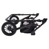 Коляска 2 в 1 для двійні Bair Sorento DUO BS-04 графіт / чорний