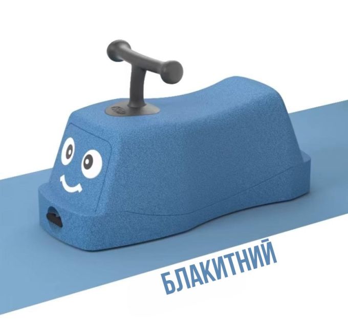 Машинка-гойдалка 3в1 Terrio “Puffy”  Блакитна