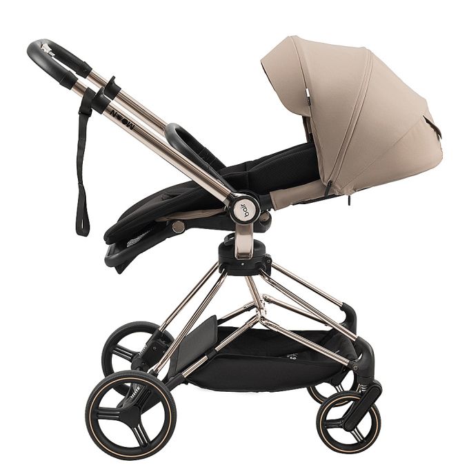 Коляска 2 в 1 Bair Moon Gold Edition MG-03 капучіно