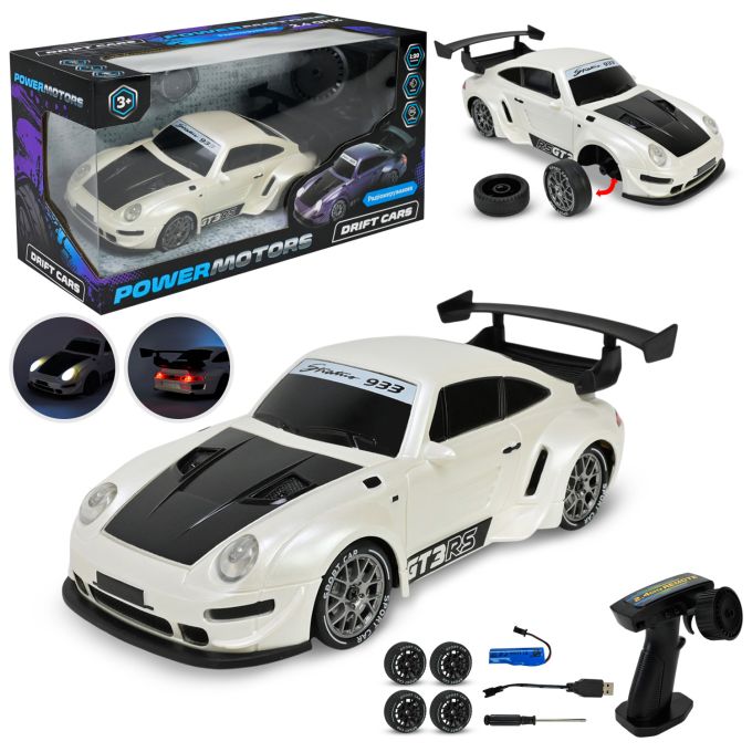 Машина р/к арт. PM3424-1 (24шт/2) "POWERMOTORS" 1:20,акум.,подсветка,10км/год,у коробці