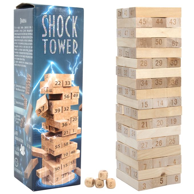 Розважальна гра 30858 (укр) "Shock Tower", в кор-ці 28-8,2-8,2 см