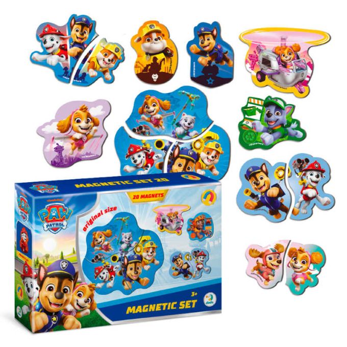 гр Набір магнітів "Paw Patrol. Щенята-рятівники" 200669 "DoDo", 20 магнітів, в коробці