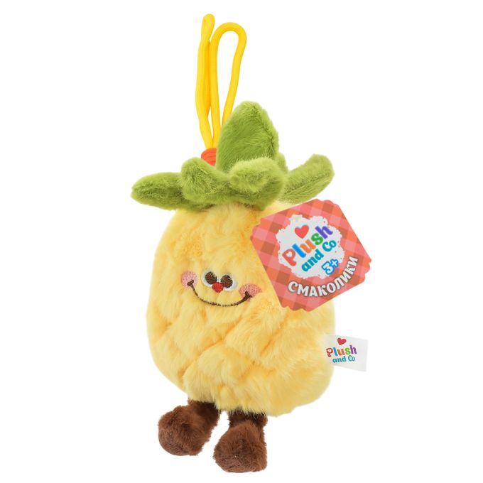 Іграшка м'яка арт. Plush and Co "Смаколики" арт. PLC26011 брелок ананас 11х7х23 см
