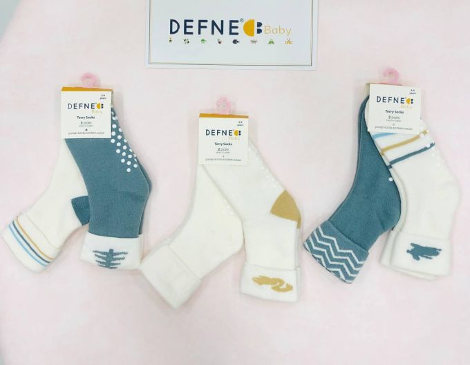 Махрові шкарпетки DEFNE  Baby 12-18м K011-22 ціна за 1 пару