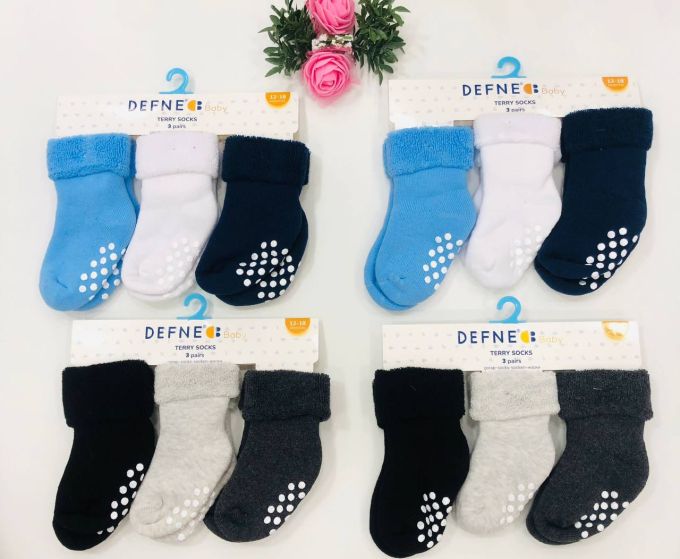Махрові шкарпетки DEFNE  Baby 18-24м E011-22 ціна за 1 пару