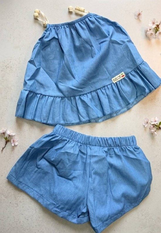 Костюм cotton топ шорти 9-36 місяців 5252