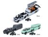 Машина мет. АВТОПРОМ арт. AP74227 (12шт/2) 1:32 Tesla pickup truck trailer rv set, батар,світло,звук,відкр.двері,короб. 19,5*9*9см