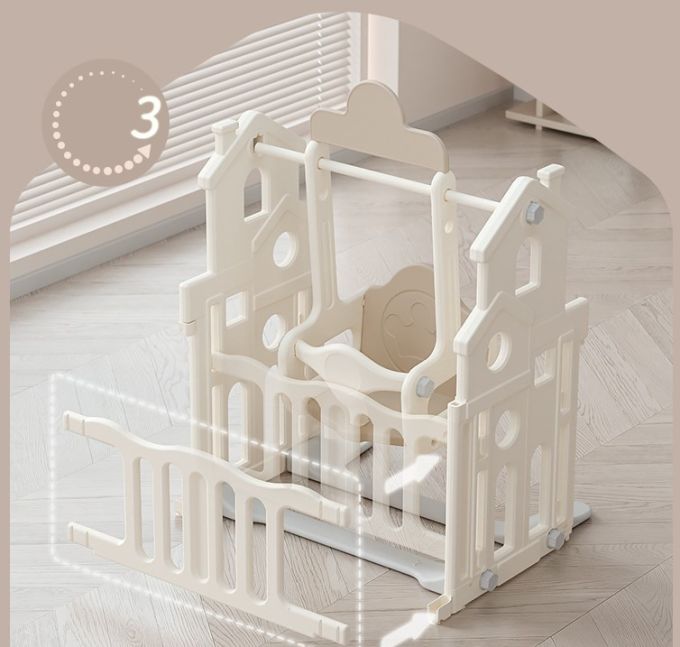 Дитячий манеж з килимком 5в1 Terrio “Sleepy M” 150х180 см