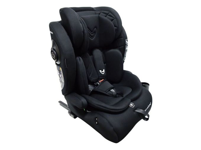 Автокрісло VELANO Flexo i-Size 76–150 см, ISOFIX + Top Tether/ремінь, black