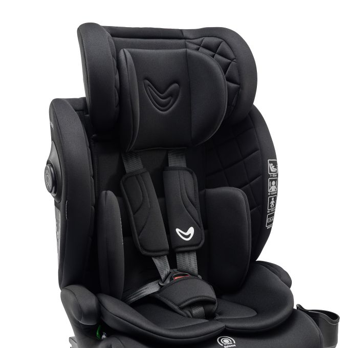 Автокрісло VELANO Flexo i-Size 76–150 см, ISOFIX + Top Tether/ремінь, black