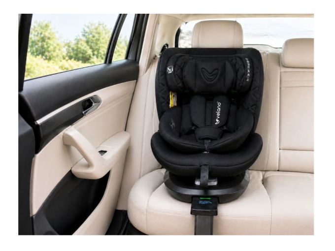 Автокрісло VELANO Vento 360° i-Size 40–150 см, ISOFIX + опорна нога, black