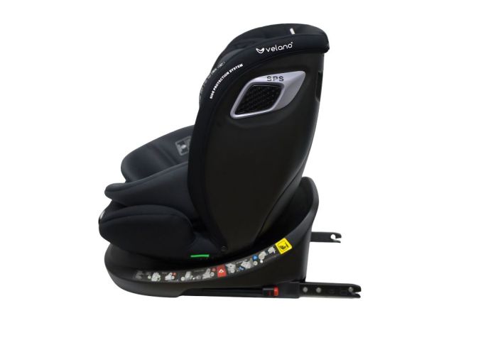 Автокрісло VELANO Vento 360° i-Size 40–150 см, ISOFIX + опорна нога, grey